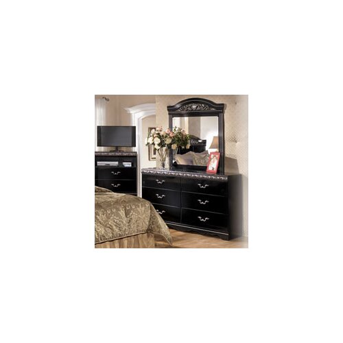 Wildon Home ® Park Dresser in Deep Glossy Black B104 31