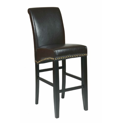 OSP Designs Metro 30 Bar Stool with Cushion MET8730ES / MET8730RD / MET8730C