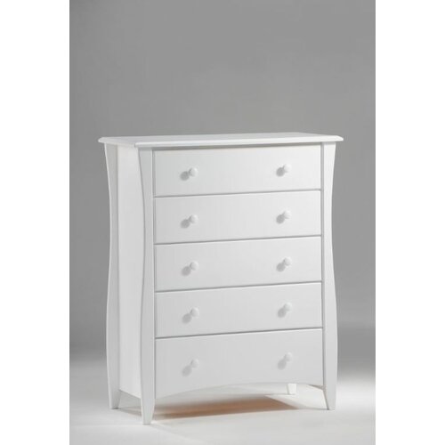 Night & Day Spices 5 Drawer Chest CD CLO 5A XX Finish White