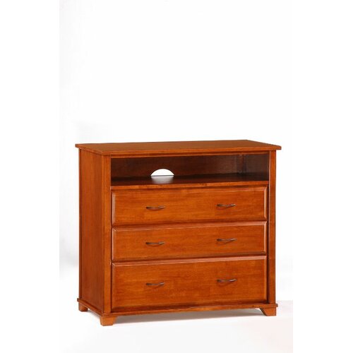 Night & Day Spices Juniper 3 Drawer Chest CTV JUN Finish Cherry