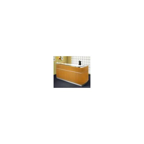 Mayline Napoli Reception Desk NRS Finish Golden Cherry