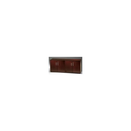 Mayline Napoli Low Wall Cabinet VLCX Finish Sierra Cherry, Door Style All Wood