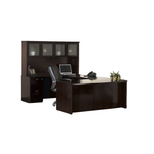 Mayline Mira Typical Office Suite MEU1MC / MEU1ESP Finish Espresso