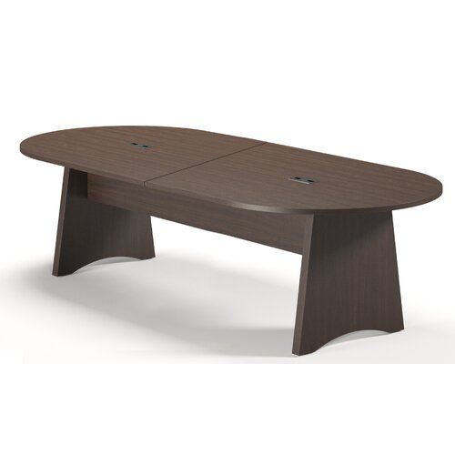 Mayline Brighton Conference Table BTCT Finish Mocha, Size 10