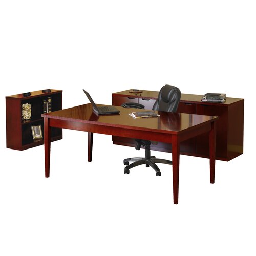 Mayline Luminary Typical Office Suite LUM13C / LUM13M Finish Cherry