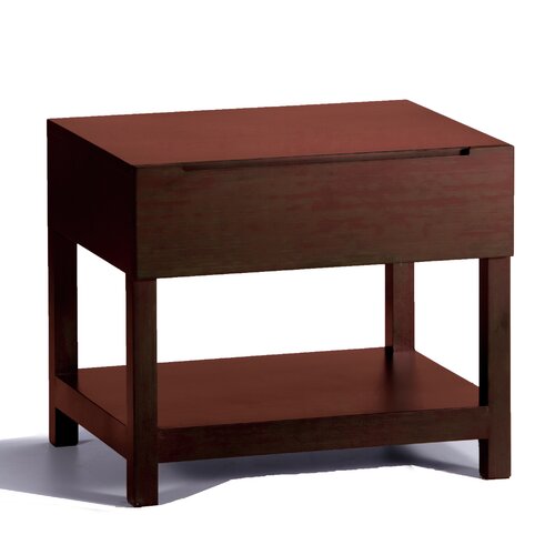 Greenington Orchid Bamboo Nightstand G0006 / G0006DC Color Dark Walnut