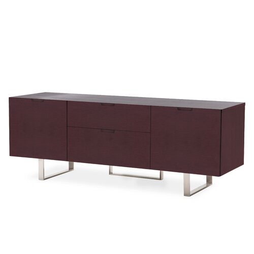 Modloft Eldridge 61 TV Stand MD211 LAQ / MD211 WAL / MD211 WEN Finish Wenge