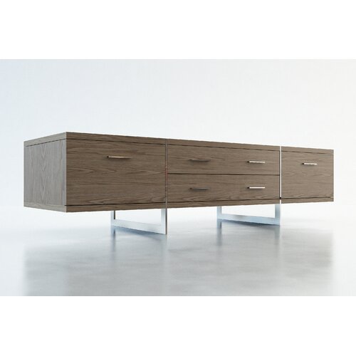 Modloft Allen 71 TV Stand MD213 LAQ / MD213 WAL / MD213 WEN Finish Walnut