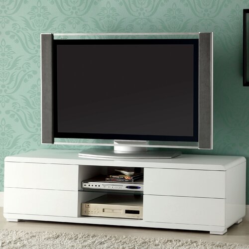 Hokku Designs Sherra 60 Modern TV Stand IDF 5530WH TV / IDF 5530BK TV Finish