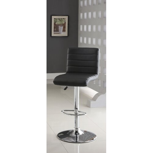 Hokku Designs Felicity Leatherette Adjustable Bar Stool IDF BR6905WH / IDF BR