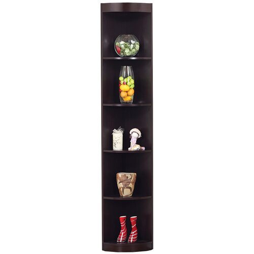 Hokku Designs 76.75 Tray Corner Bookcase EL 10370C