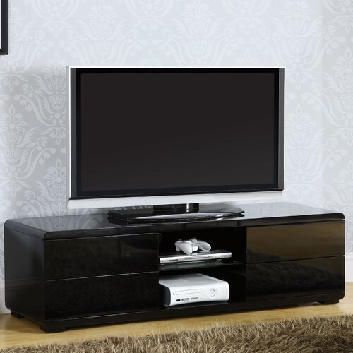 Hokku Designs Sherra 60 Modern TV Stand IDF 5530WH TV / IDF 5530BK TV Finish