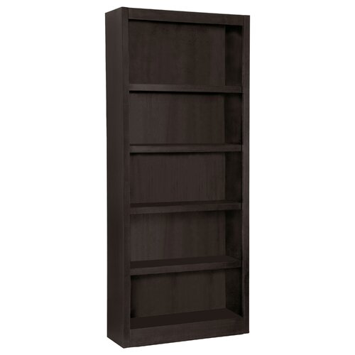 Concepts in Wood Single Wide 72 Bookcase MI3072 Finish Espresso