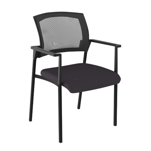 Compel Office Furniture Speedy Mesh Stack Chair with Arms CSF6300B chalk Seat