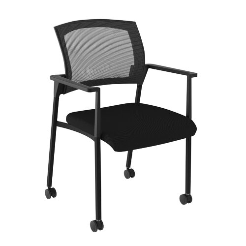 Compel Office Furniture Speedy Mesh Mobile Chair with Arms CSF6300BMOB