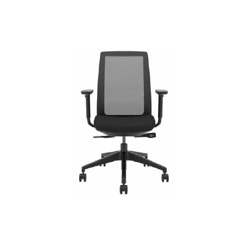 Compel Office Furniture Bravo Mesh Task Chair with Arms CTM5000BSSBK