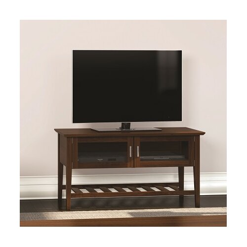 Caravel Currents Collection Entertainment Console CR7349 Finish Burnt Sugar