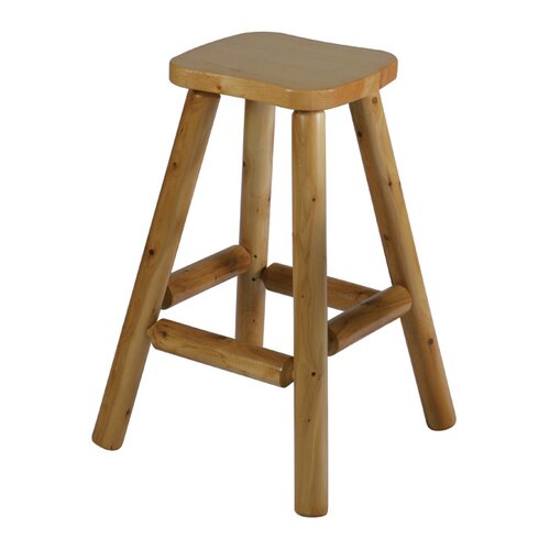 Moon Valley Rustic 30 Bar Stool L506 Finish Amber Varnish