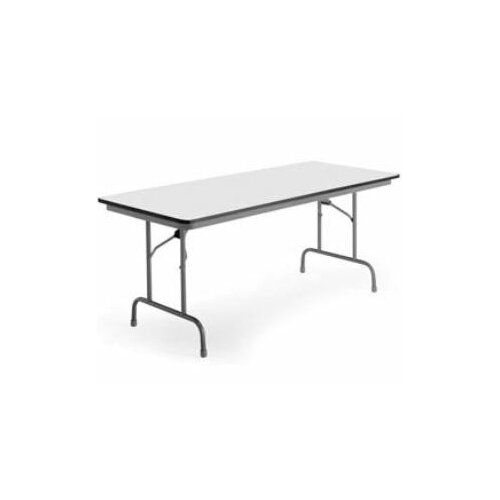 KI Furniture 30 x 60 Heritage Folding Table HRT/NH5 Laminate White Nebula