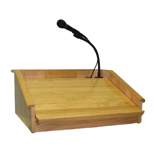 AmpliVox Sound Systems Victoria Tabletop Lectern SS3025 OK