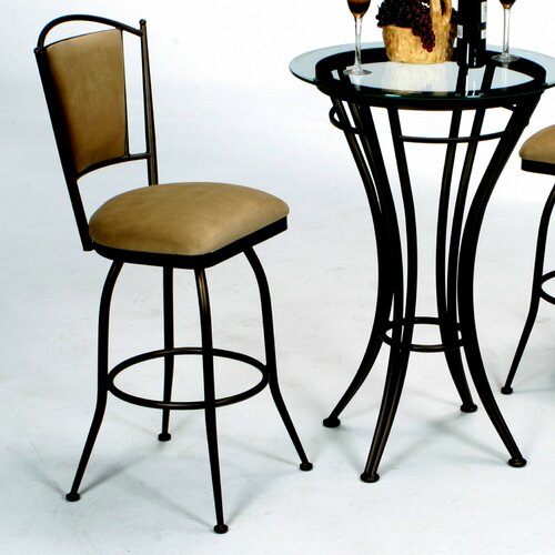 Tempo David 26 Bar Stool  Custom Counter Stool (59 Fabrics /18 Finishes)