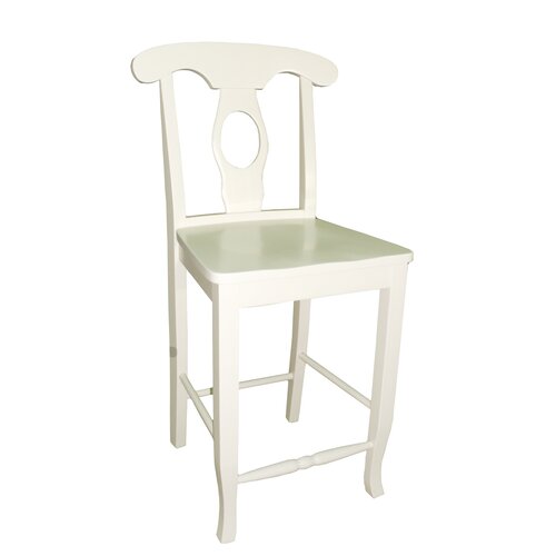 International Concepts Dining Empire Stool with Solid Wood Seat S31 122W