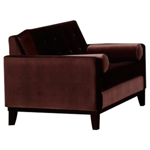 Armen Living Centennial Velvet Chair LC7251PU Color Brown