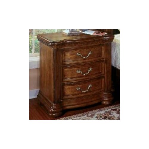 Wynwood Cordoba 3 Drawer Nightstand 1635 65/1636 651 Finish Burnished Pine