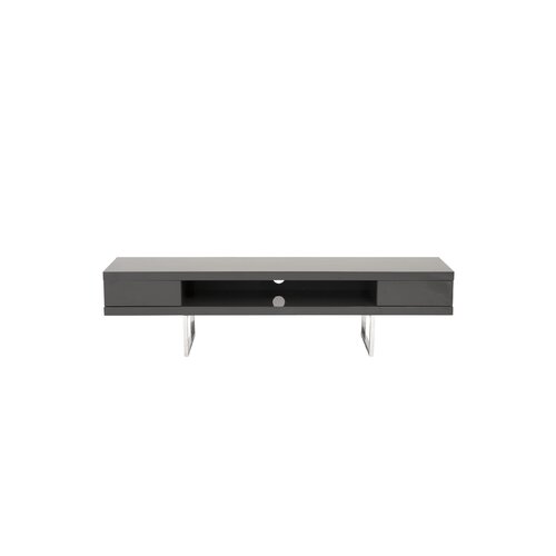 Eurostyle Miranda 63 TV Stand 09819GRY / 09819WHT Finish Gray Lacquer