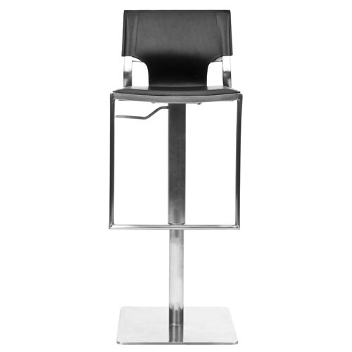 Safavieh Liam Leather Barstool FOX3002A Color Black