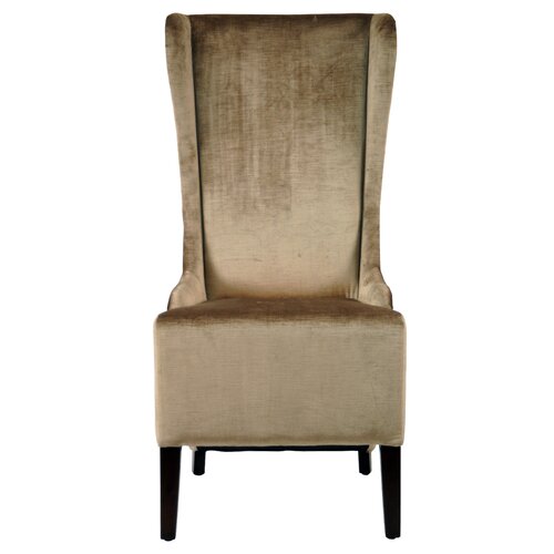 Safavieh Deco Bacall Faux Silk Velvet Wing Chair MCR4501A