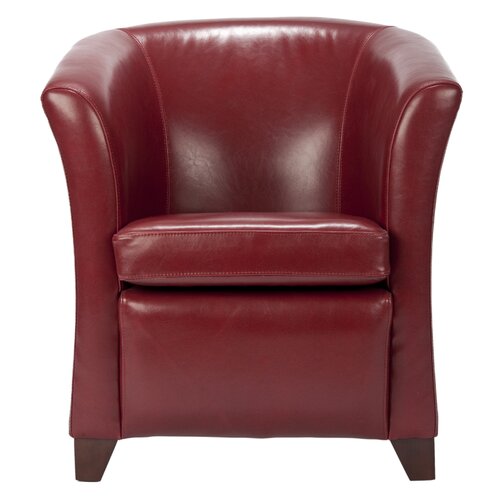 Safavieh Audrey Barrel Chair HUD8204A Finish Cherry