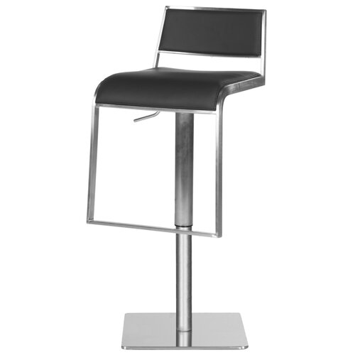 Safavieh Fox Natania Adjustable Bar Stool  FOX3006 Seat Finish Black