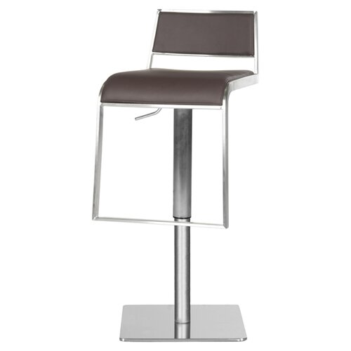 Safavieh Fox Natania Adjustable Bar Stool  FOX3006 Seat Finish Brown