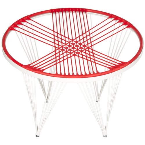 Safavieh Launchpad Chair FOX9800 Finish Red / White