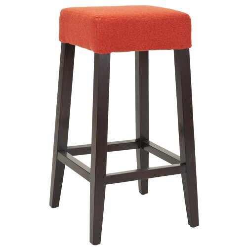 Safavieh Harley 30 Bar Stool  MCR4530C Seat Finish Orange