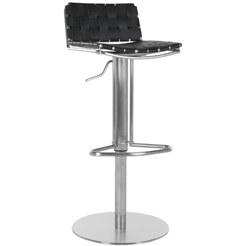 Safavieh Frank 22.8 Adjustable Bar Stool  FOX3000 Seat Finish Black