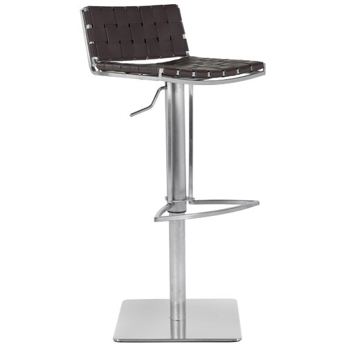 Safavieh Darius Adjustable Bar Stool  FOX3001 Seat Finish Brown