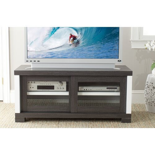 Safavieh Davis 47 TV Stand SEA1003A / SEA1003B Finish Dark Grey / Charcoal 