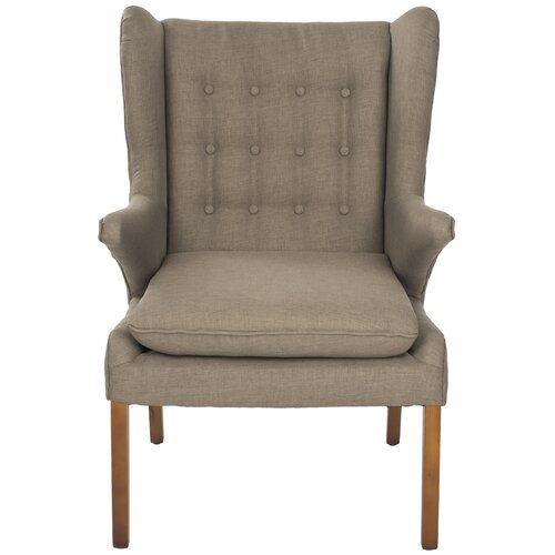 Safavieh Gomer Wing Chair MCR4653A / MCR4653B Color Olive