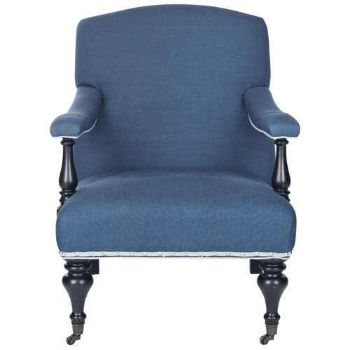 Safavieh Devona Arm Chair MCR4731A Finish Steel Blue