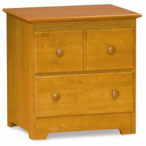 Atlantic Furniture Windsor 2 Drawer Nightstand C 6920 Finish Caramel Latte