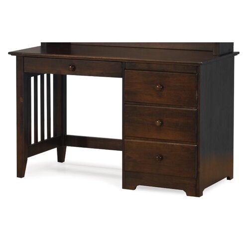 Atlantic Furniture Windsor Computer Desk C 69802 Finish Antique Walnut