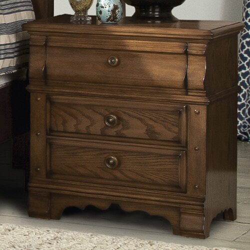 Vaughan Furniture Hunters Ridge 3 Drawer Nightstand 555 08