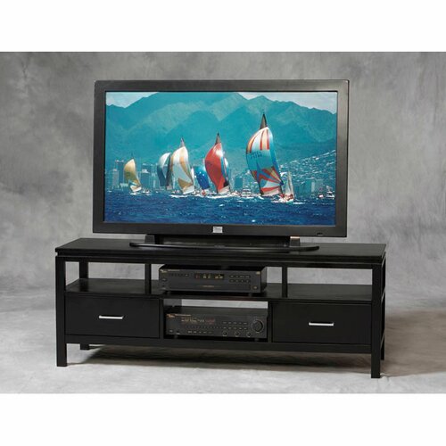 Linon Sutton 54 TV Stand 84026BLK 01 KD U