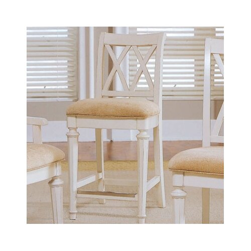 American Drew Camden 25 Bar Stool with Cushion 919 690 Finish Ivory