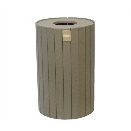 Eagle One 22 Gallon Trash Receptacle T195 Finish Driftwood