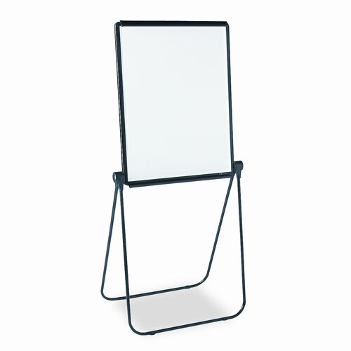 Quartet Ultima Presentation Dry Erase Easel, Melamine, 27 x 34, White, Black 