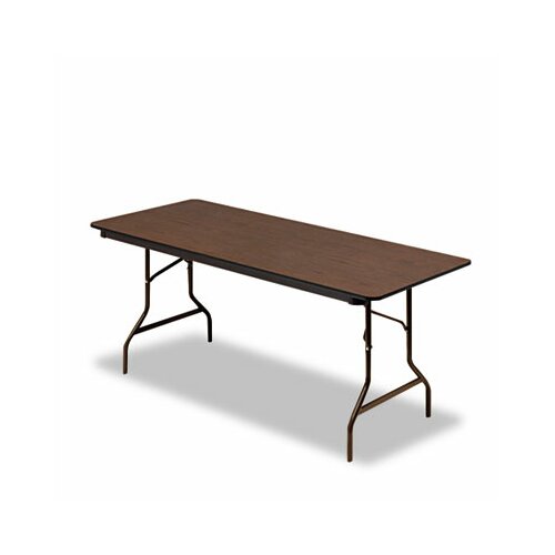 Iceberg Enterprises Economy Wood Laminate Rectangular Folding Table, Rectangu