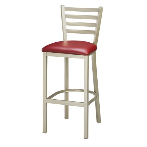 Regal Steel Ladder Back 30 Metal Barstool 1516